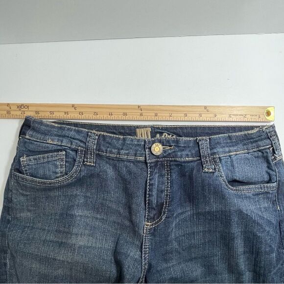 Kut From The Kloth Mid Rise Boot Cut Denim Blue Jeans Size 12 / 14 - Picture 11 of 11